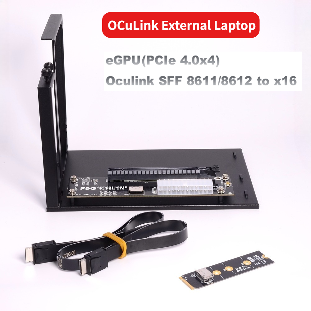 Oculink Egpu Mini Pc - F9G-BK7, tarjeta gráfica externa para portátiles