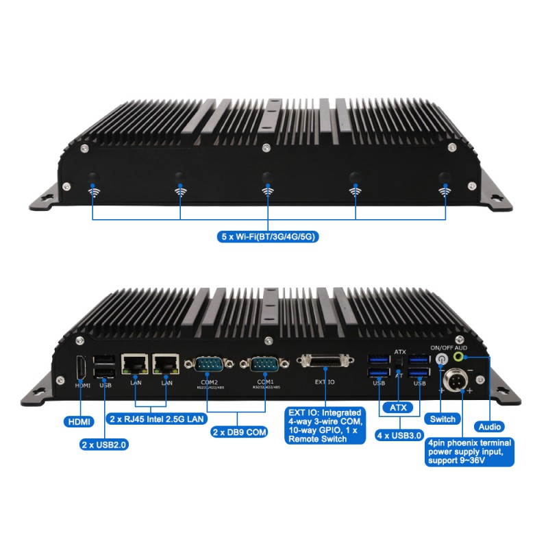 PC Industrial sin Ventilador c - Fanless Industrial Pc Rs485 Core I7 reseña y precio