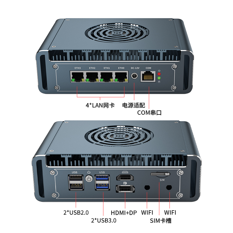 Mini PC Router 2.5G con Ventil - Pfsense Firewall Router 2.5G 4 I226 reseña y precio