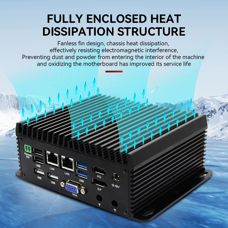 Mini PC Quad Core N95 N97 RS48 - Fanless Industrial Pc Rs485 Core I7 reseña y precio