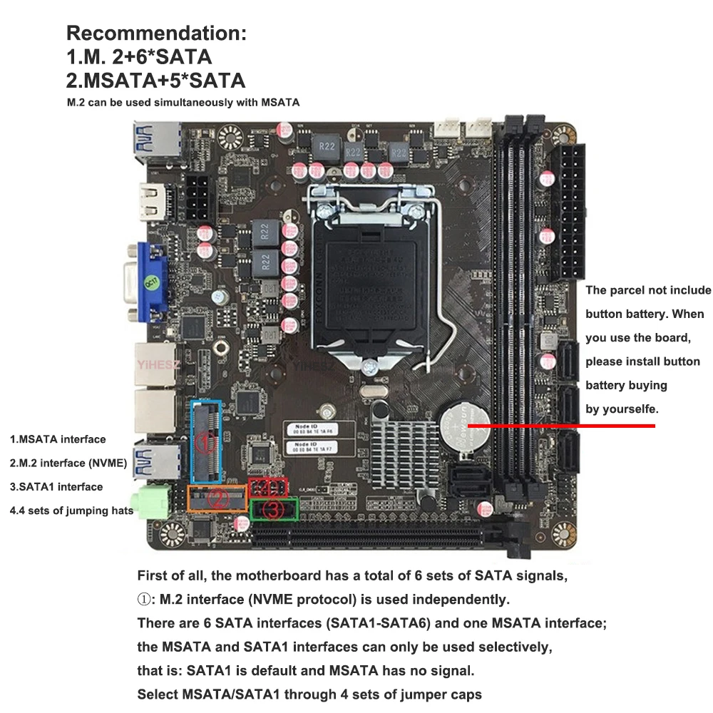 Placa Base B365 Mini-ITX LGA 1 - Nas Motherboard 8 Sata Mini Itx reseña y precio