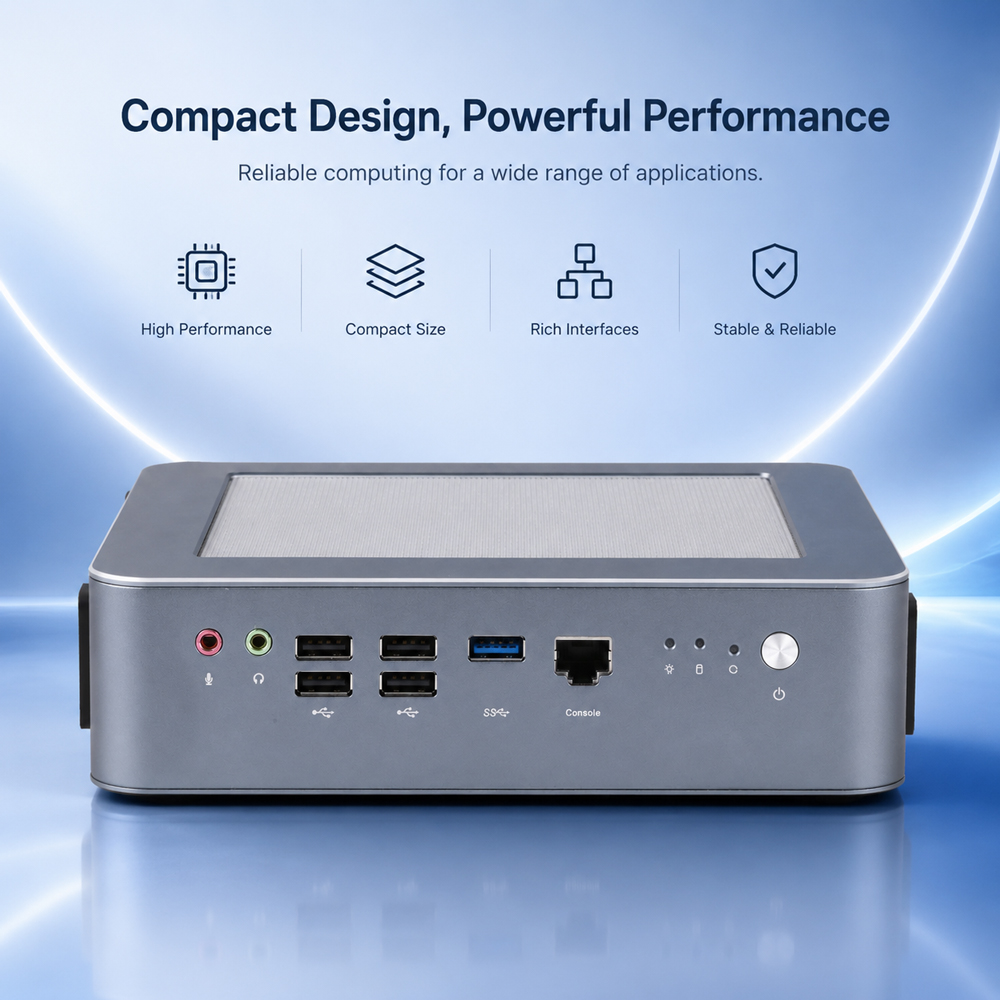 Mini PC Qotom Q51551ST con Int - Dual Lan 10G Sfp+ Mini Pc reseña y precio