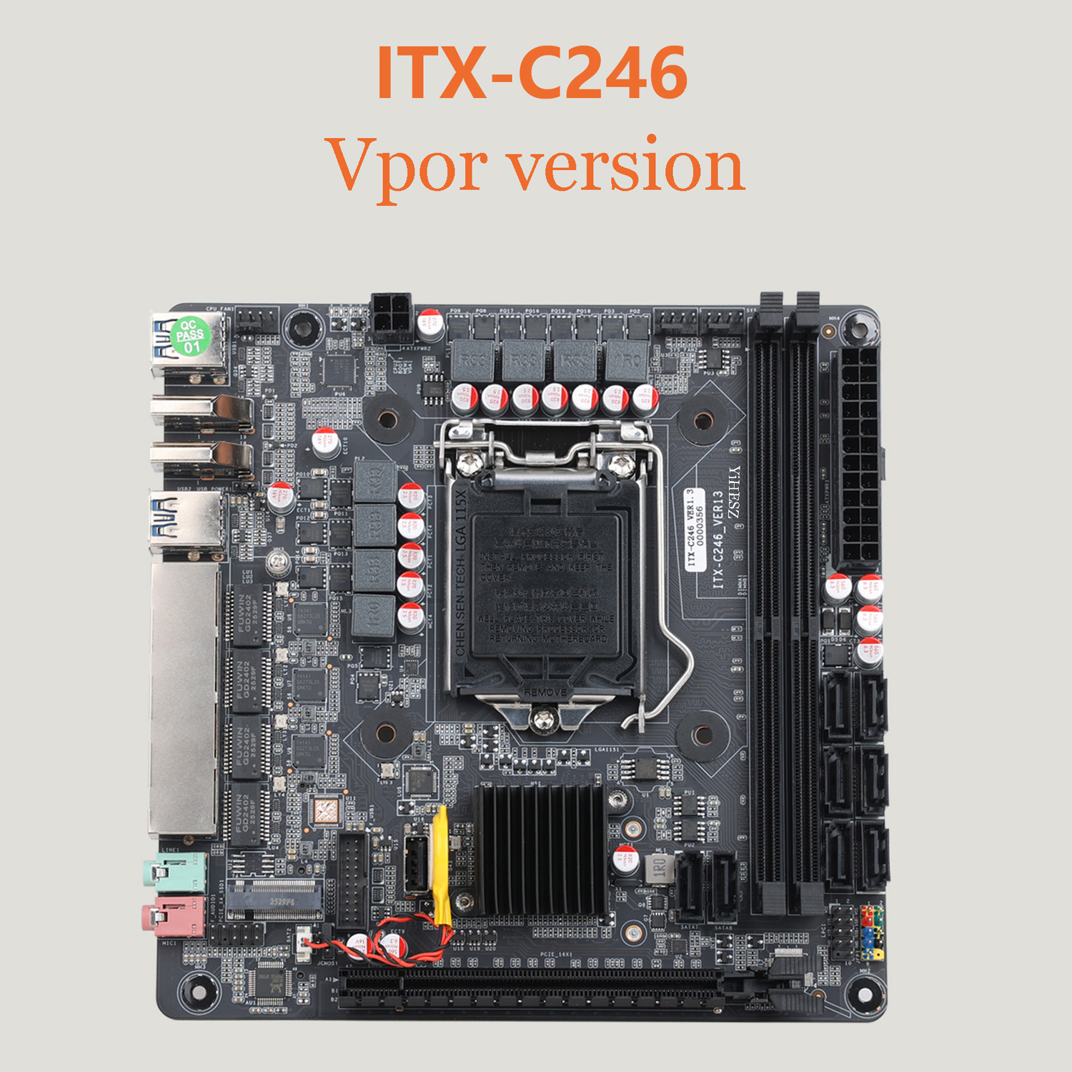Placa base LGA1151 C246 Vpro N - Nas Motherboard 8 Sata Mini Itx reseña y precio