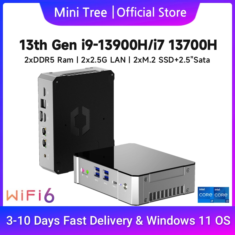 Mini PC para juegos de 13. a g - Intel Core I9 13900H Mini Pc reseña y precio